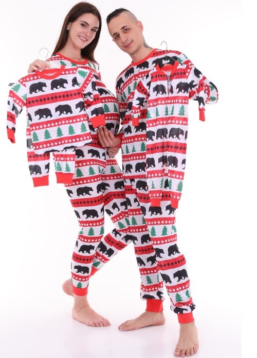 Set pijamale familie Craciun