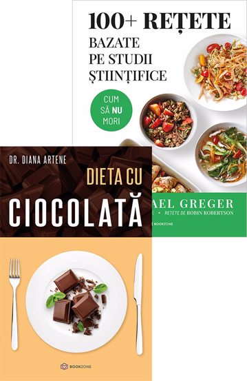 Dieta cu ciocolată + 100+ rețete bazate pe studii științifice ❤ Cărți Bookzone