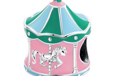 Talisman din argint Pink Carousel